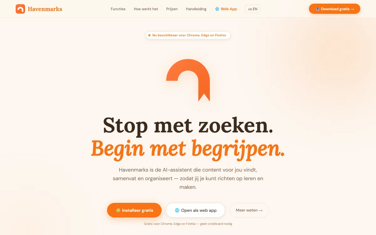 Schermafbeelding van Havenmarks